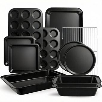 11 pc Nonstick Baking Pans Set - Dishwasher Safe, Stackable, Oven Safe to 450°F