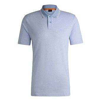 Boss Mens Peoxfordnew Short-Sleeved Polo Shirt
