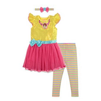 Disney's Fancy Nancy Cosplay Dress and Leggings Set