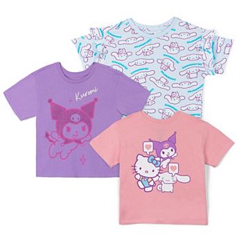 Hello Kitty 3-Pack Short Sleeve T-Shirts