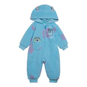 Disney's Monsters Inc. Cosplay Fleece Hooded Jumpsuit