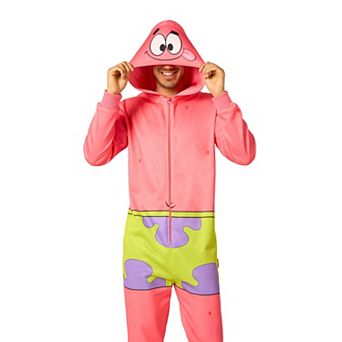 Men's OppoSuits SpongeBob SquarePants' Patrick Star Hooded Union Suit
