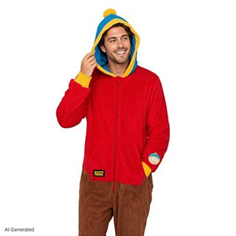 Men's OppoSuits South Park's Cartman Hooded Union Suit
