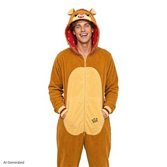 Men's OppoSuits Hooded Lion Union Suit