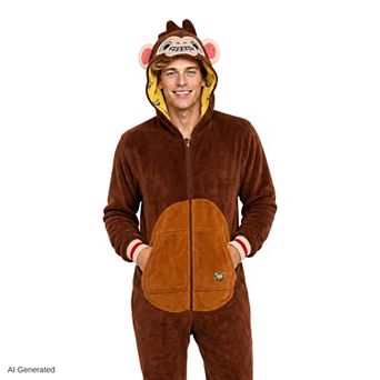 Men's OppoSuits Monkey Hooded Union Suit