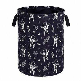 Foldable Oxford Cloth Laundry Basket Reinforced Handles Large Capacity Portable Storage