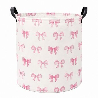 Cotton Linen Waterproof Laundry Hamper Cartoon Storage Basket