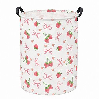 Cotton Linen Waterproof Laundry Hamper Cartoon Storage Basket