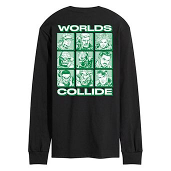 Big & Tall Marvel Avengers: Doomsday "Worlds Collide" Long Sleeve Graphic Tee