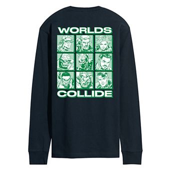 Big & Tall Marvel Avengers: Doomsday "Worlds Collide" Long Sleeve Graphic Tee