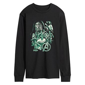 Big & Tall Marvel Avengers: Doomsday Doctor Doom vs. Heroes Long Sleeve Graphic Tee