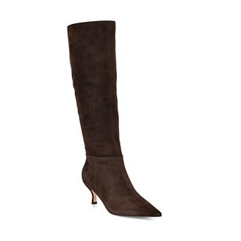 Nine West Somas Women's Pointed Toe Knee-High Dress Boots