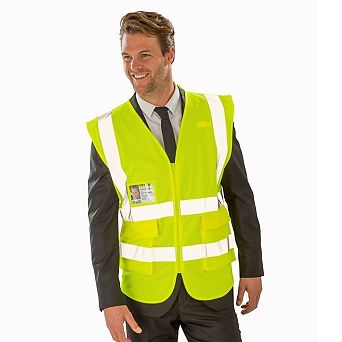 SAFE-GUARD by Result Mens Executive Cool Mesh Safety Vest