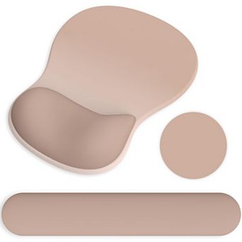 Ergonomic Gel Mouse Pad Wrist Rest Anti-Slip PU Base Smooth Lycra Gaming Office