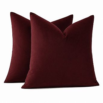Set of 2 Decorative Throw Pillow Covers Soft Polyester Modern Home Decor
