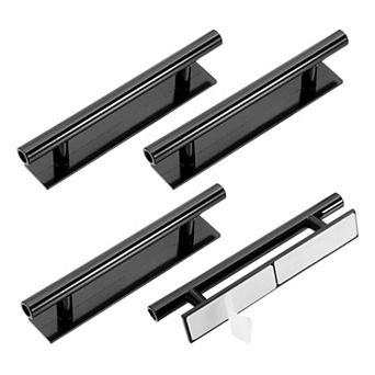 Self-Stick Push Pull Helper Cabinet Handles for Easy Installation and Use in Home Improvement