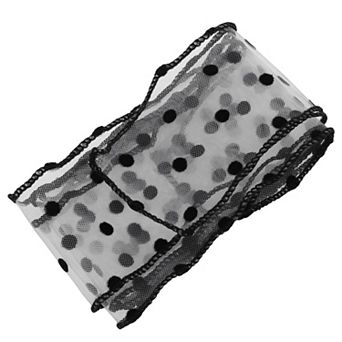 Polka Dot Scarf Pattern Adjustable Choker Necklace Wrap Around Wrist Bracelet 1 pc