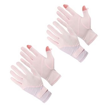 2 Pairs YELARXI Sun Gloves for Women, Lightweight Breathable