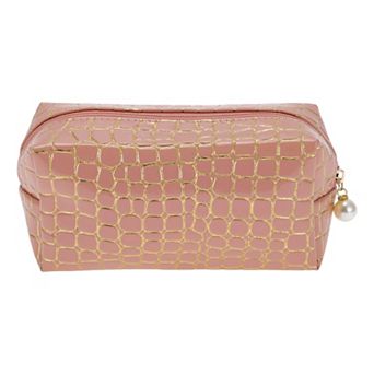 1 pc Women Portable Stone Pattern Storage Bag for Business Travel Vacation