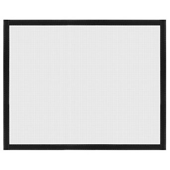 24" x 35" Window Screen Mesh, DIY Fiberglass Netting Mesh with Hook and Loop