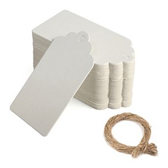 Thick and Durable Paper Gift Tags with Twine for All Occasions