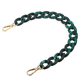 14.6''Acrylic Purse Strap Acrylic Chain Purse Straps Replacement Luxury Handbag Straps