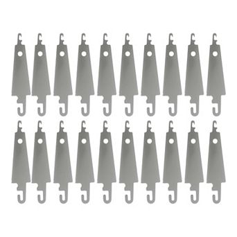 1.89", 20 pc Needle Threader, Easy to Use, Suitable for Needle Work and Embroidery, Silver Tone