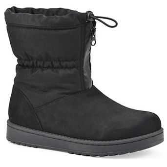 White Mountain Issy Women's Faux Fur-Lined Ankle Boots