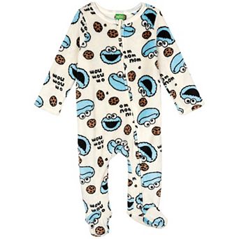 Sesame Street Zip-Up Footed Sleep N' Play Coverall