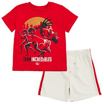 Disney's Incredibles T-Shirt and Mesh Shorts Set