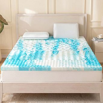 Maxspeed Firm Mattress Topper 3 Inch Foam Bed Topper for Extra Support Memory Foam High Density Foam
