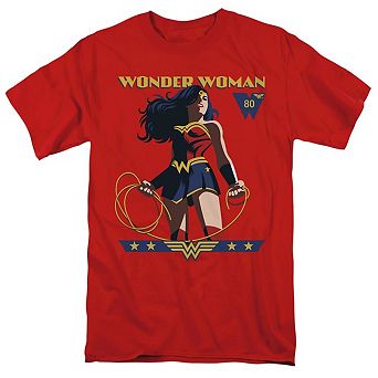 Wonder Woman Stance Short Sleeve Adult T-shirt