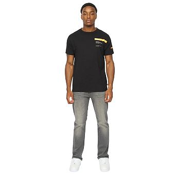 Duck and Cover Mens Janstar Straight Leg Jeans