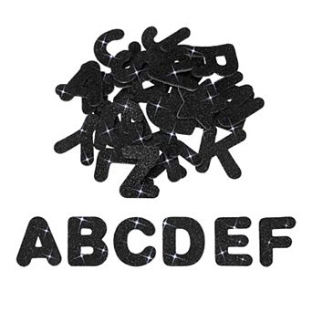 52 pc Number Foam Stickers, Numbers EVA Self Adhesive Glitters Foam Shape