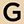 Gold Tone Letter G