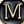 Black Letter M