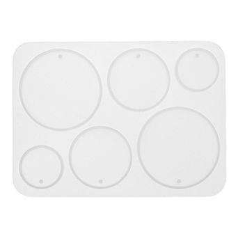 1 pc Round Jewellery Casting Resin Moulds Casting Moulds White