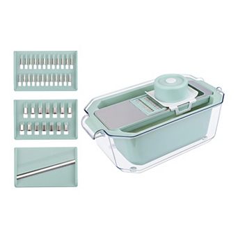 13.4"x8.1" Mandoline Slicer for Kitchen, Vegetable Chopper Cutter for Potato Carrot Cucumber