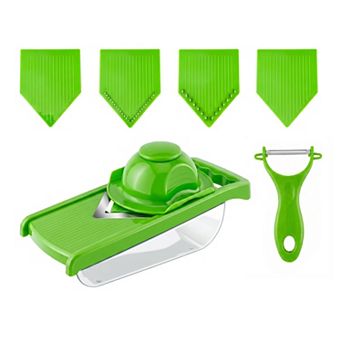 Mandoline Slicer for Kitchen Vegetable Chopper 4-in-1 Multifunctional Cutter for Potato Tomato Onion