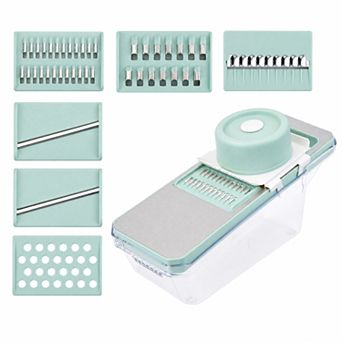 10.8x3.7 inch Mandoline Slicer for Kitchen, Vegetable Chopper Cutter for Potato Carrot Cucumber