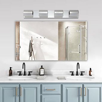 4-Light LED Vanity Light, Dimmable Bathroom Wall Light