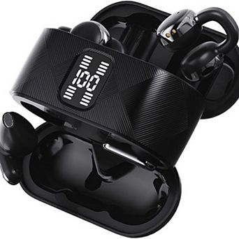 Open Ear Clip-on & in-Ear Earbuds,Noise Cancelling Bluetooth Headphones,Fit Daily Travel Workout