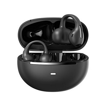 Open Ear Clip Wireless Bluetooth Earbuds,Lightweight Noise Cancelling Headphone with Digital Display