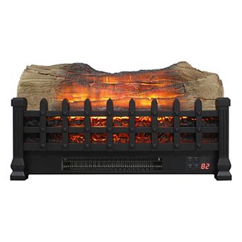 20 inch Electric Fireplace 3D Log Set Insert, Free Standing Fireplace Heater for Indoor