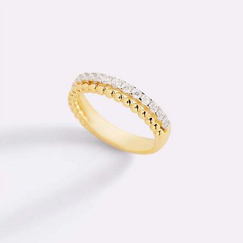 Beaded Diamond Band