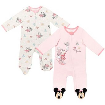 Disney's Minnie Mouse 2-Pack Footed Sleep N' Play