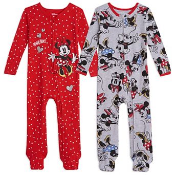 Disney's Minnie Mouse 2-Pack Footed Sleep N' Play