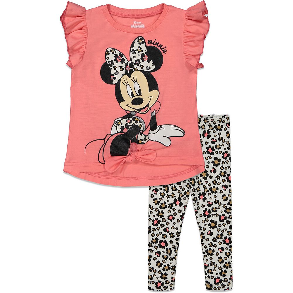 Disney's Minnie Mouse 2-Piece T-Shirt and Leggings Set