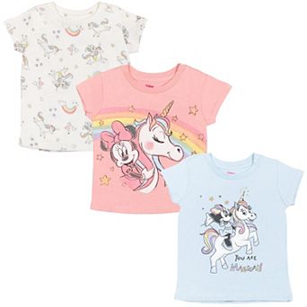 Disney's Minnie Mouse 3-Pack Short Sleeve T-Shirts
