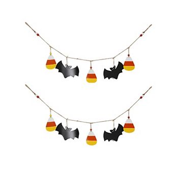 KWPZQEB 2 pc Halloween Garland for Holiday Wall Decor